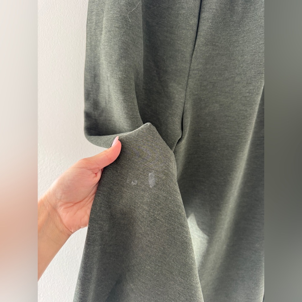 VARLEY The Wide Leg Pants in Olive Marl L - Picture 9 of 9